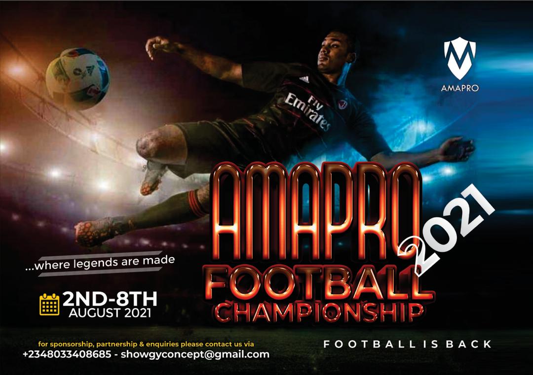 6th AMAPRO Football Championship Set To Kickoff In August