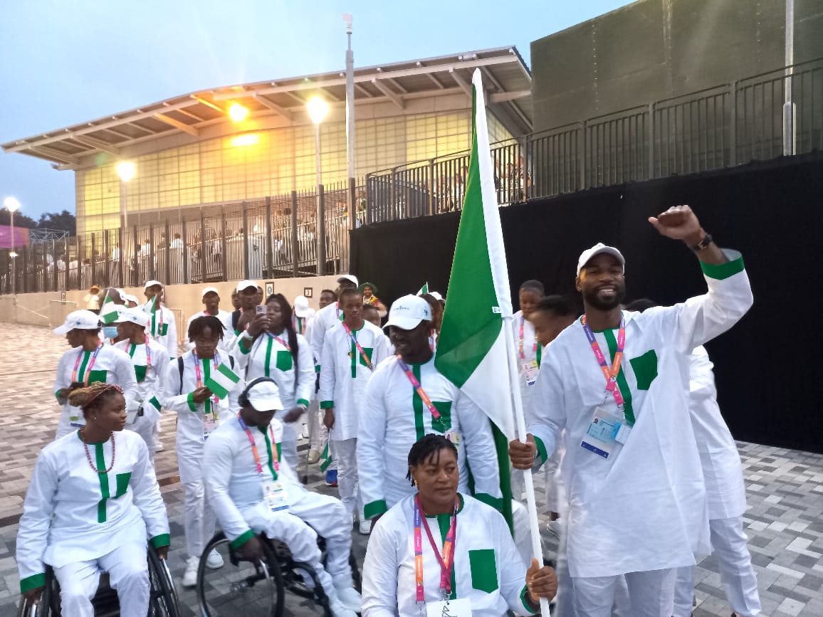#2022CWG Update: Colourful, Optimistic Team Nigeria Impresses at Opening Ceremony
