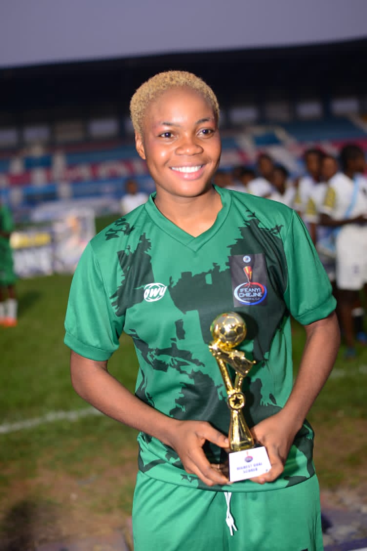 Ifeanyi Chiejine Memorial Cup:  Harmony Achifula Voted The Most Valuable Player Of The Tournament