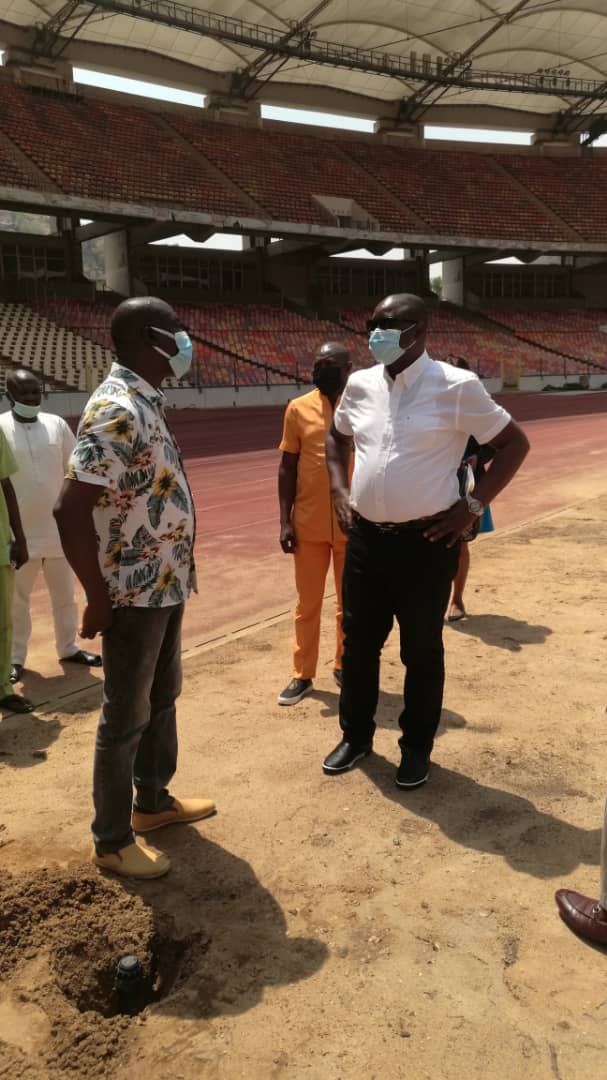 Sports Minister Inspects Moshood Abiola National Stadium Abuja