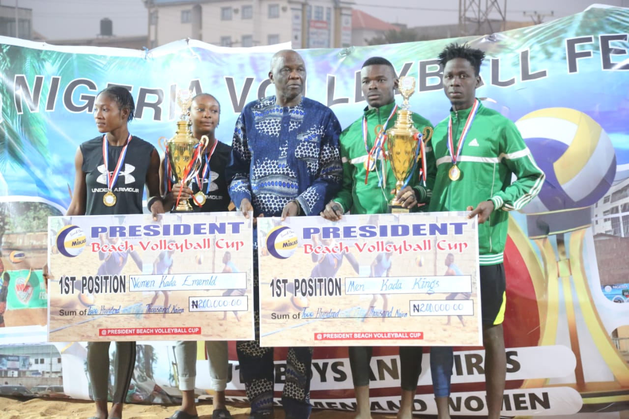 Kaduna Dominates, Customs Shines As 4th President Beach Volleyball Championship Ends